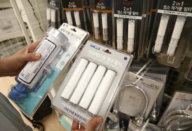 韩国过滤花洒等淋浴净水用品销量爆增986.7%
