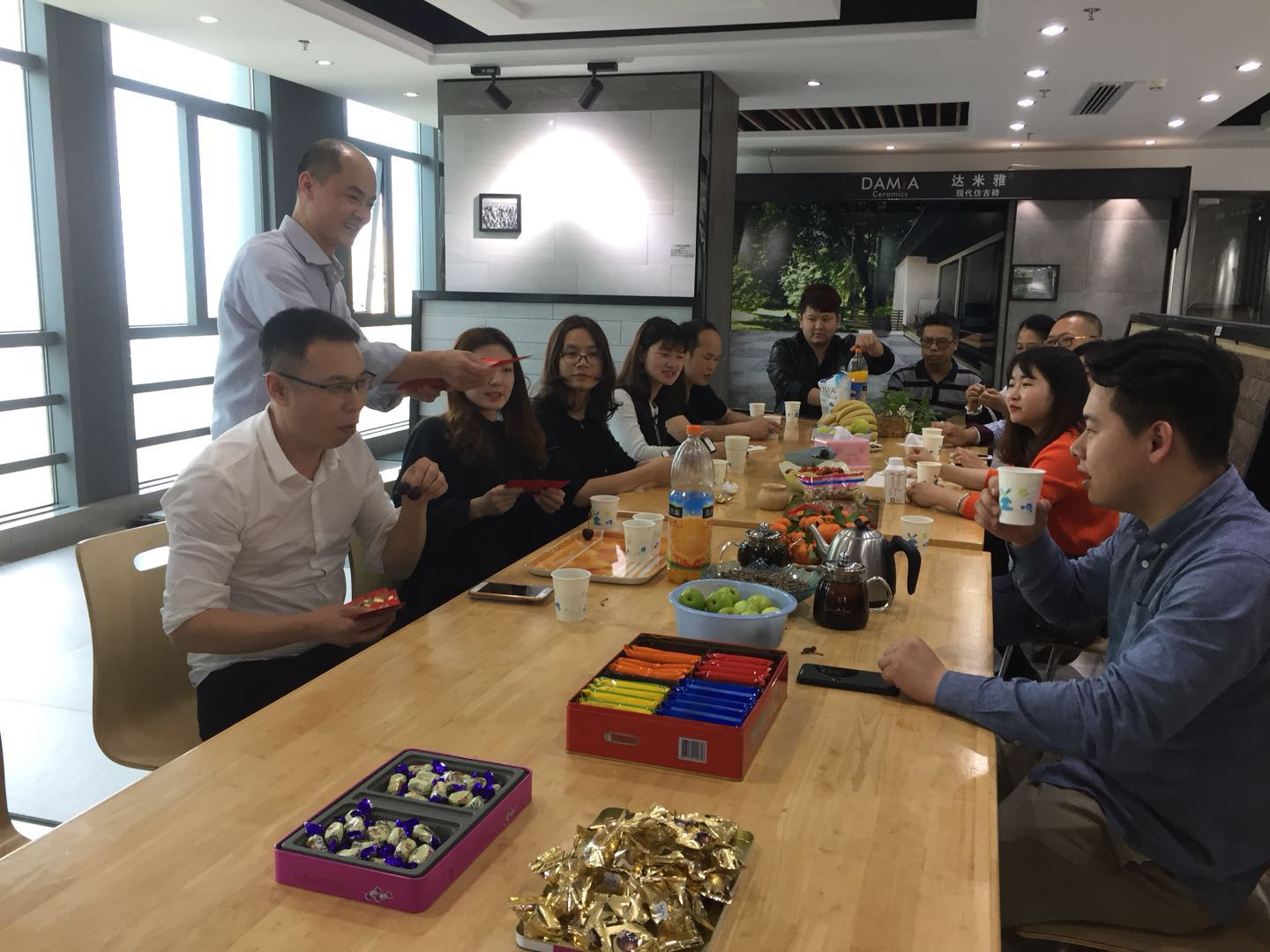DAMIA(达米雅)磁砖成功举办2018新春茶话会