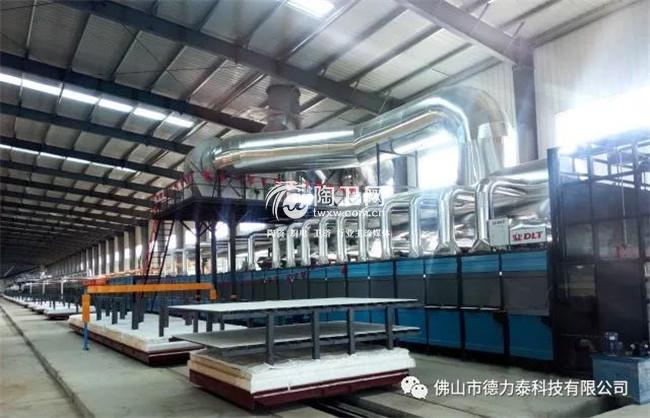 罕王发泡陶瓷建材项目生产线顺利点火
