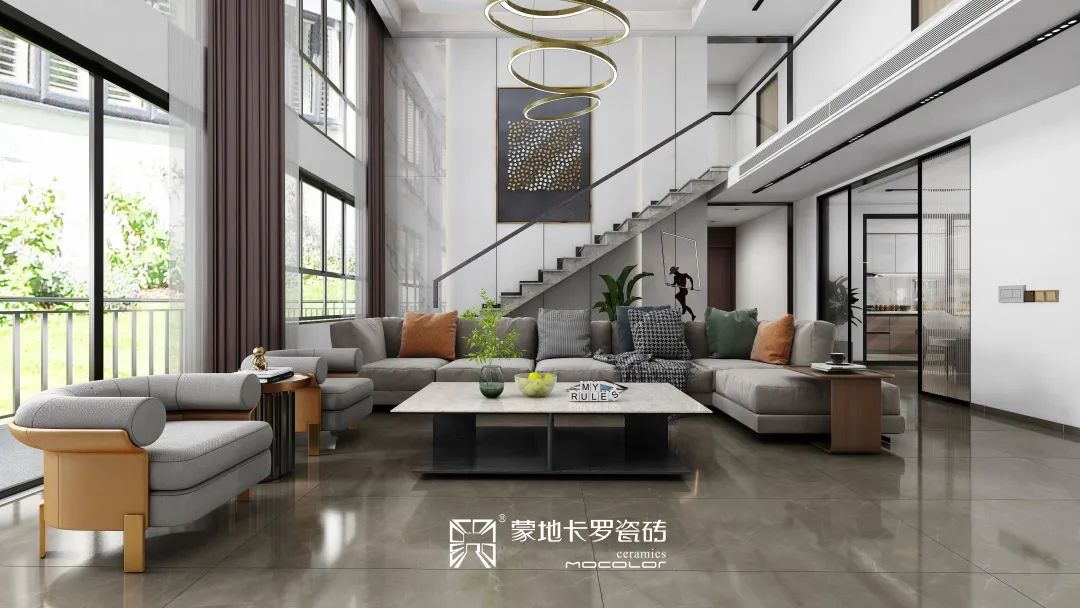 蒙地卡罗瓷砖|吉米灰感召精致家居的原始生命力